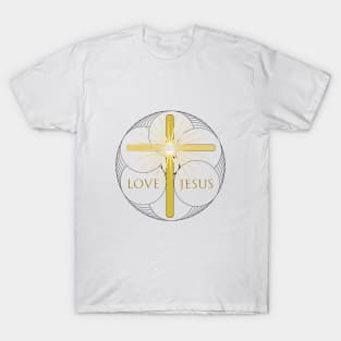 Jesus Love - Christian Cross T-Shirt